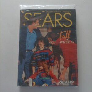 1992 Sears Fall and Winter Catalog 90's Fashion Furniture Rare Find Sealed